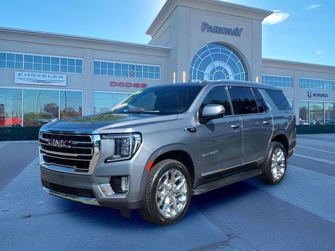 Used 2021 GMC Yukon SLT w/ SLT Luxury Plus Package AWD/4WD image 1