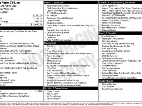 Used 2021 Kia Forte GT-Line image 7