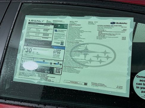 New 2025 Subaru Legacy Premium image 12