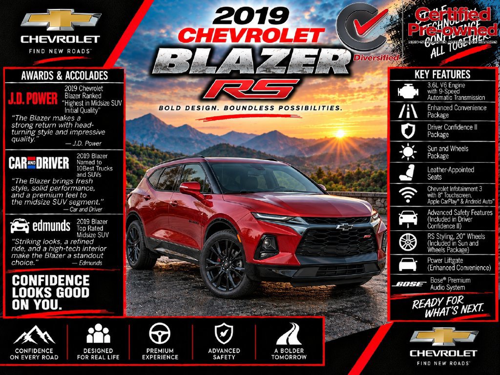 Used 2019 Chevrolet Blazer RS FWD image 2