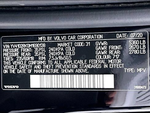 Used 2021 Volvo XC60 T5 Momentum w/ Protection Package Premier AWD/4WD image 37