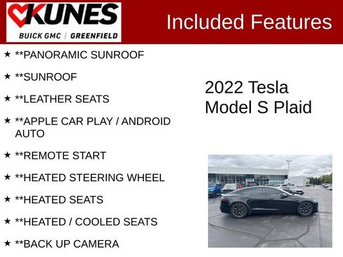 Used 2022 Tesla Model S Plaid image 2