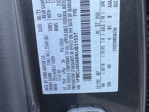 Used 2022 Ford Escape SE w/ Cold Weather Package image 42