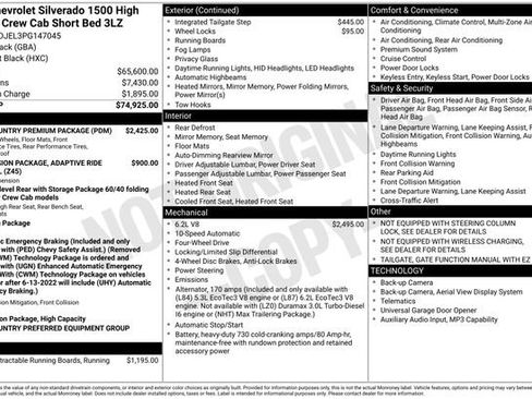 Used 2023 Chevrolet Silverado 1500 High Country w/ High Country Premium Package image 31