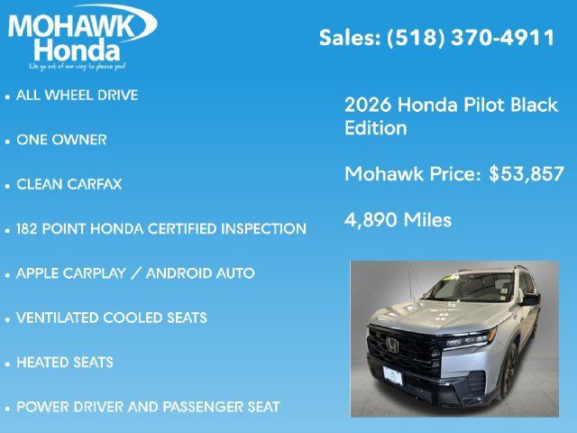 Certified 2026 Honda Pilot Black Edition image 16