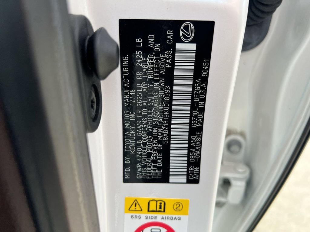 Used 2019 Lexus ES 350 w/ Accessory Package 2 FWD image 22
