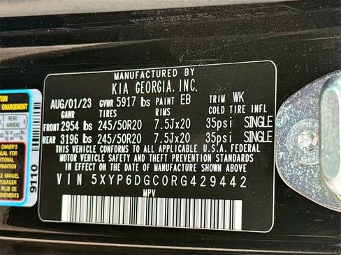 Used 2024 Kia Telluride S w/ S Sunroof Package image 36