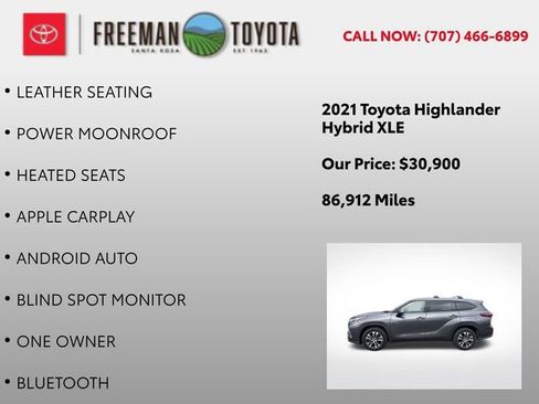 Used 2021 Toyota Highlander XLE FWD image 5