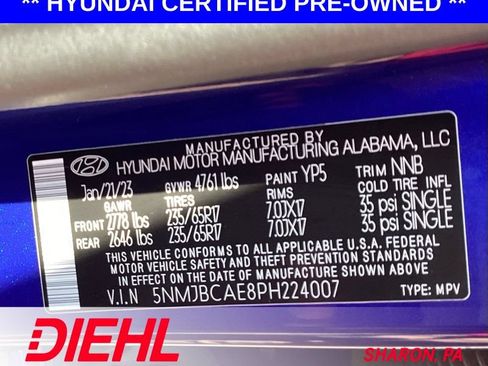 Certified 2023 Hyundai Tucson SEL AWD/4WD image 22