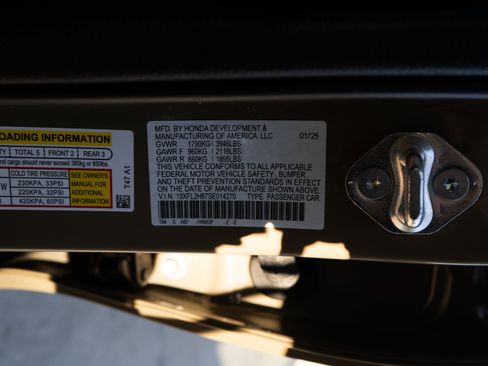 Certified 2025 Honda Civic Sport image 44