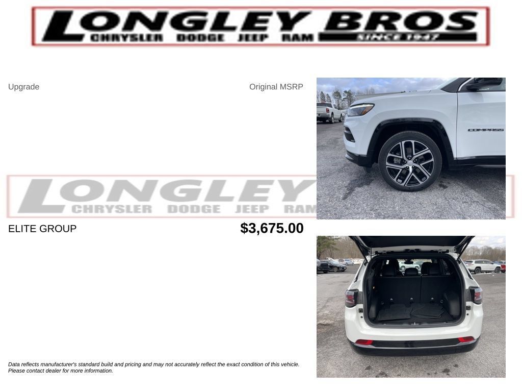 Used 2024 Jeep Compass Limited w/ Elite Group AWD/4WD image 2