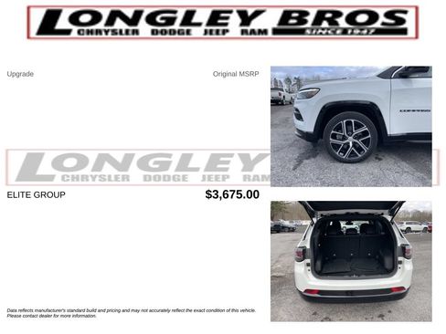 Used 2024 Jeep Compass Limited w/ Elite Group AWD/4WD image 2
