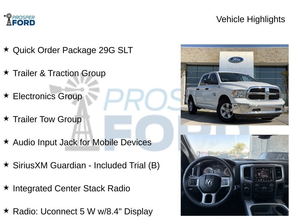 Used 2023 RAM 1500 Classic SLT w/ Trailer & Traction Group RWD image 5