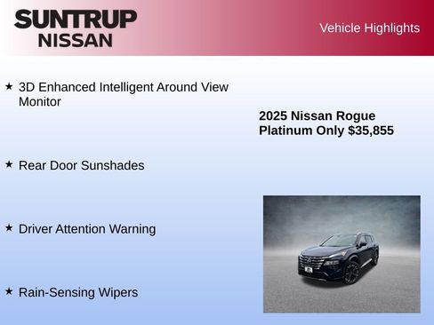 Used 2025 Nissan Rogue Platinum w/ Tech Package image 24