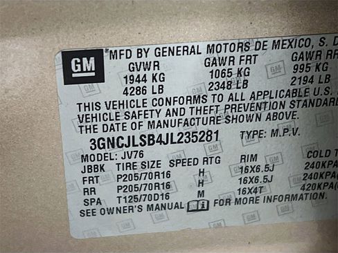 Used 2018 Chevrolet Trax LT w/ LPO, Protection Package image 29