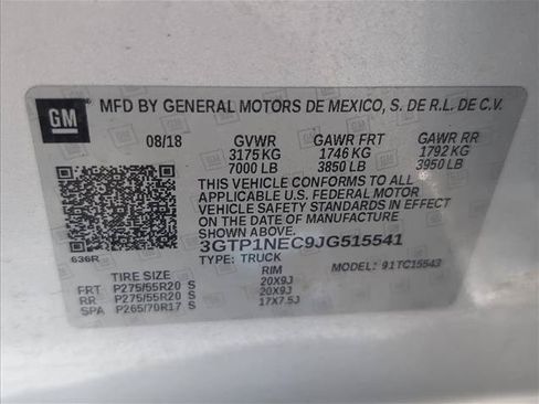 Used 2018 GMC Sierra 1500 SLT w/ SLT Premium Package RWD image 26