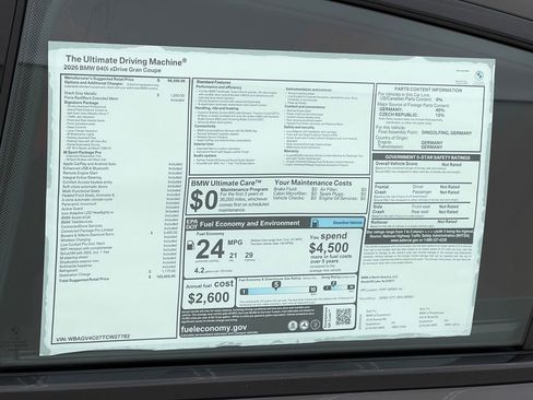 New 2026 BMW 840i xDrive image 22