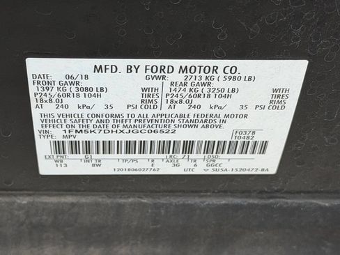Used 2018 Ford Explorer XLT FWD image 23