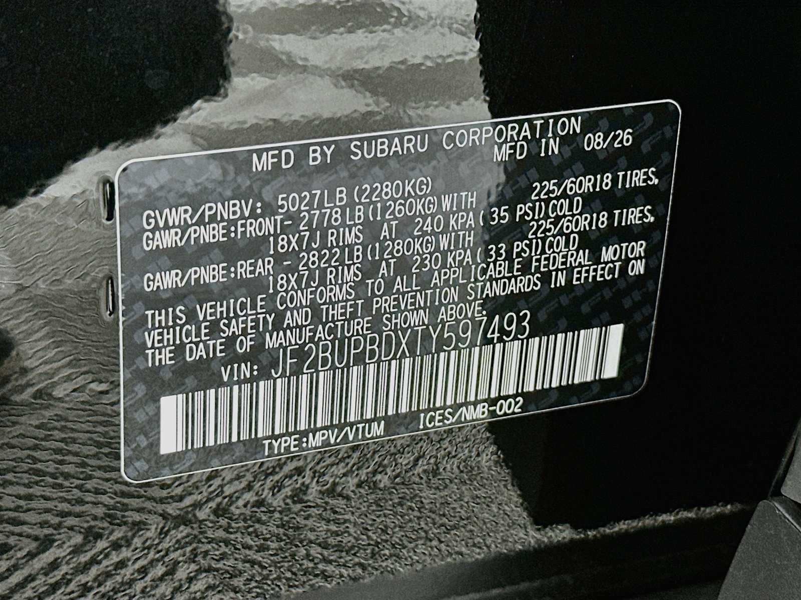 New 2026 Subaru Outback Premium AWD/4WD image 31