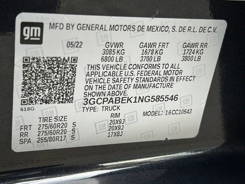 Used 2022 Chevrolet Silverado 1500 Custom RWD image 48