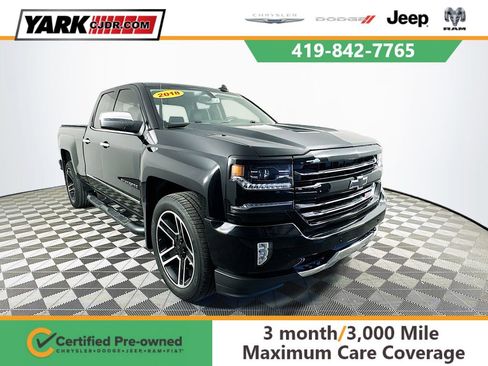 Used 2018 Chevrolet Silverado 1500 LTZ Z71 w/ LPO, Black Pack image 1