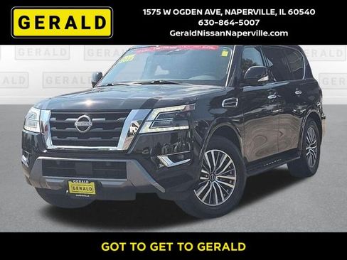 Certified 2023 Nissan Armada SL w/ Captain's Chairs Package AWD/4WD image 1