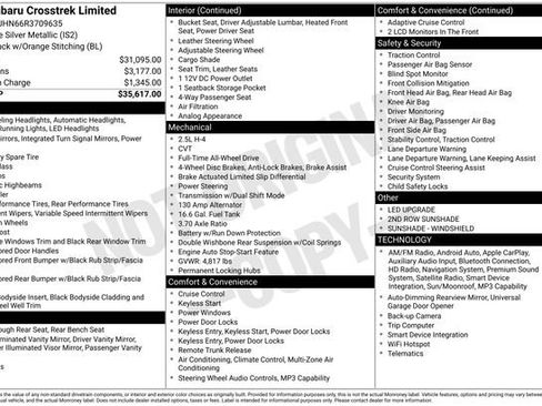 Used 2024 Subaru Crosstrek 2.5i Limited image 43