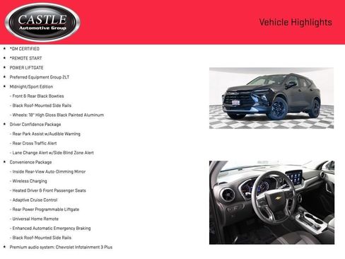 Certified 2023 Chevrolet Blazer LT w/ Convenience Package image 3