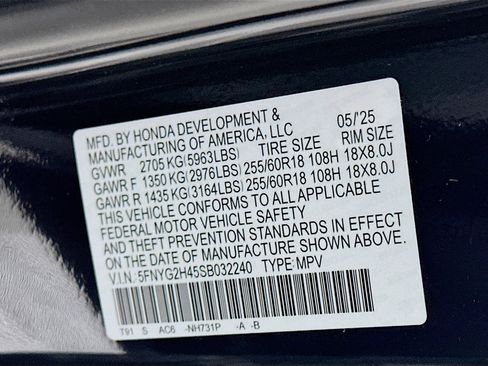 Certified 2025 Honda Pilot EX-L image 24