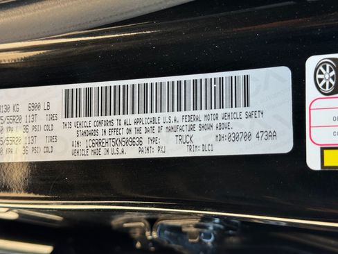 Used 2019 RAM 1500 Limited w/ Advanced Safety Group RWD image 45