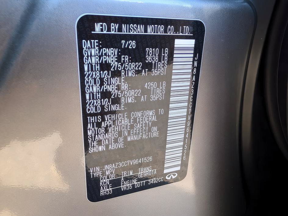 New 2027 INFINITI QX80 Autograph AWD/4WD image 26
