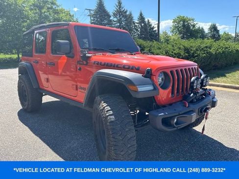 Used 2018 Jeep Wrangler Unlimited Rubicon w/ Steel Bumper Group AWD/4WD image 2