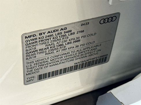 Used 2023 Audi Q5 2.0T Prestige w/ Prestige Package AWD/4WD image 33