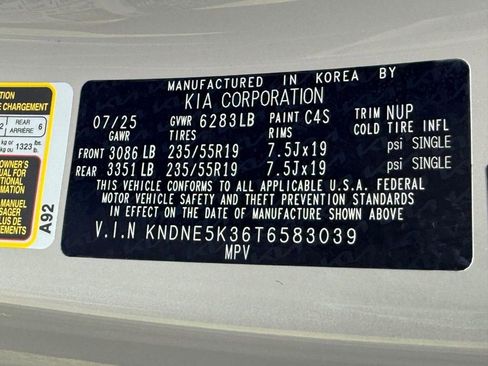 New 2026 Kia Carnival SX Prestige image 23