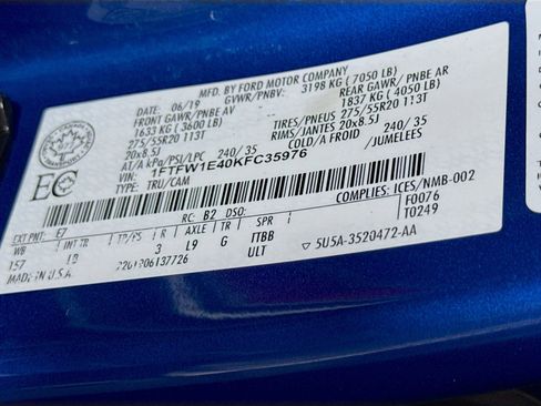 Used 2019 Ford F150 Lariat w/ Equipment Group 502A Luxury image 40