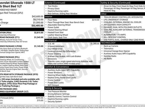 Used 2019 Chevrolet Silverado 1500 LT w/ Texas Edition image 1