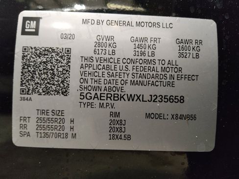 Used 2020 Buick Enclave Essence w/ Sport Touring Edition FWD image 33