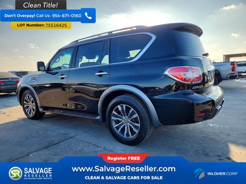 Used 2017 Nissan Armada SL w/ Interior Lighting Package AWD/4WD image 3