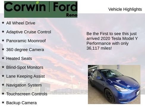 Used 2020 Tesla Model Y Performance image 4