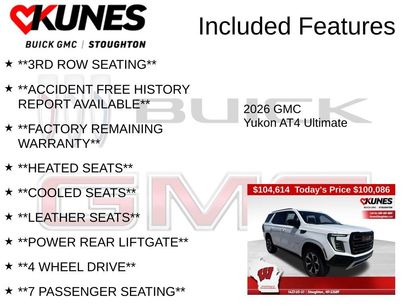 New 2026 GMC Yukon AT4 Ultimate