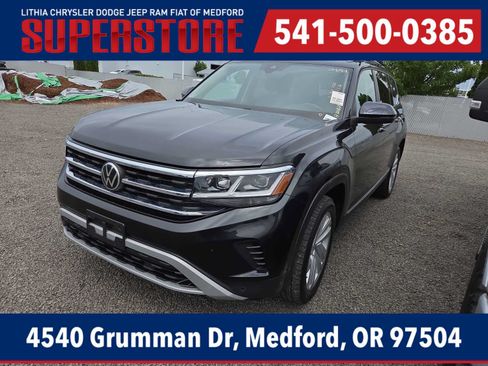 Used 2021 Volkswagen Atlas SEL AWD/4WD image 1