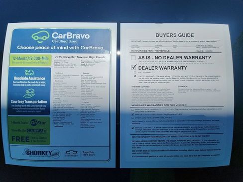 Certified 2025 Chevrolet Traverse High Country w/ LPO, Floor Liner Package AWD/4WD image 32