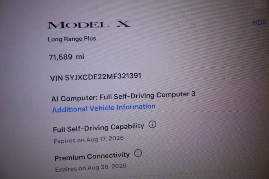 Used 2021 Tesla Model X Long Range AWD/4WD image 21