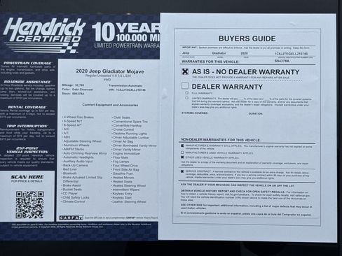 Used 2020 Jeep Gladiator Mojave image 34