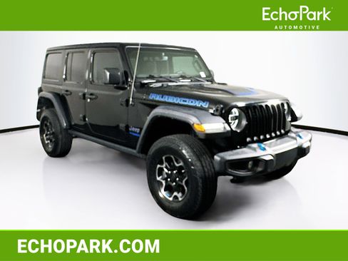 Used 2022 Jeep Wrangler Unlimited Rubicon 4xe AWD/4WD image 1