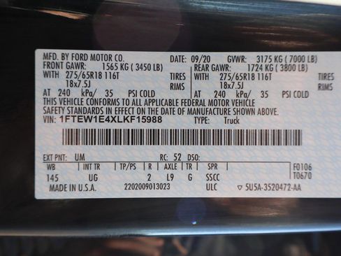 Used 2020 Ford F150 XLT w/ Equipment Group 302A Luxury image 20