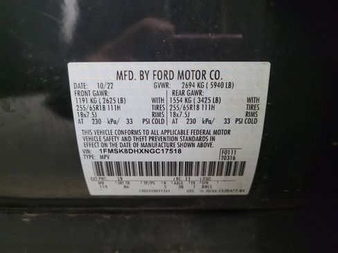 Used 2022 Ford Explorer XLT image 33