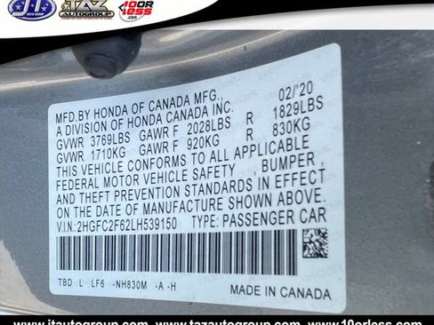 Used 2020 Honda Civic LX image 25
