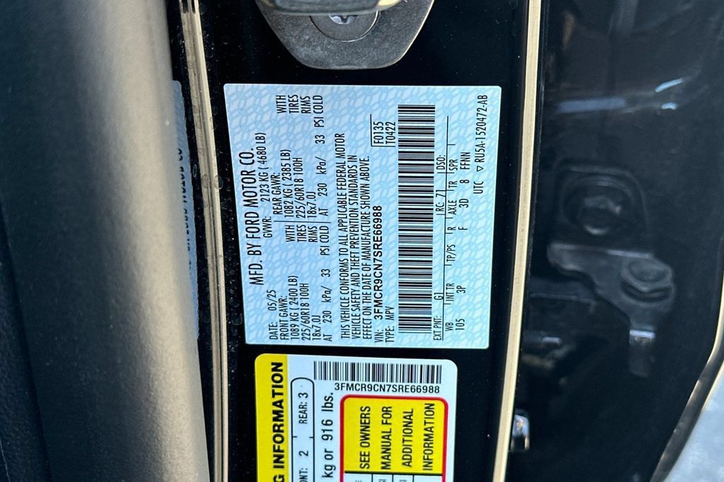 Certified 2025 Ford Bronco Sport Outer Banks w/ Outer Banks Tech Package+ AWD/4WD image 31
