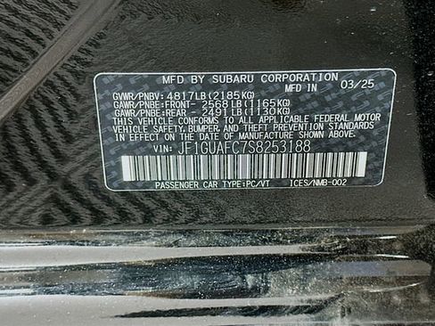 Used 2025 Subaru Impreza 2.0i Sport w/ Popular Package #1 image 29